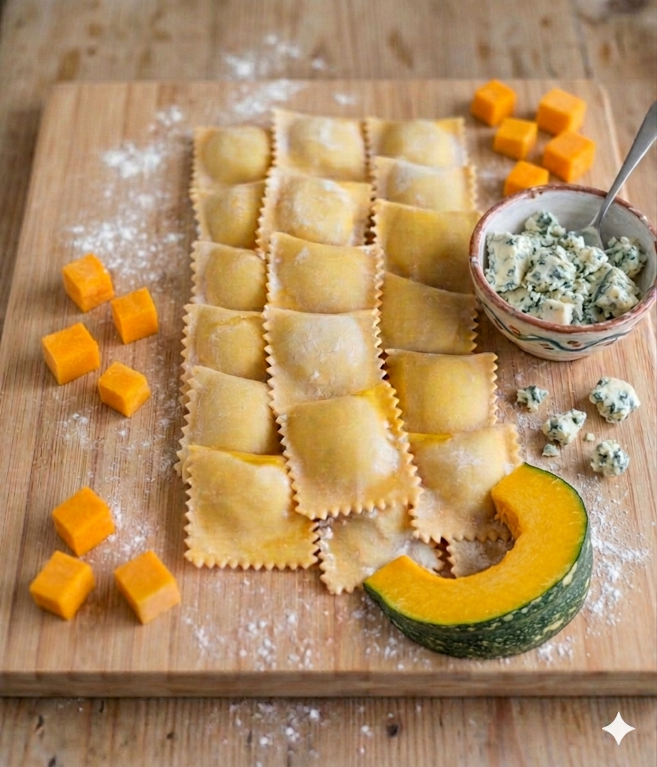 Tortelli Zucca e Gorgonzola