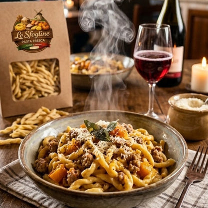 Strozzapreti all'uovo trafilati al bronzo
