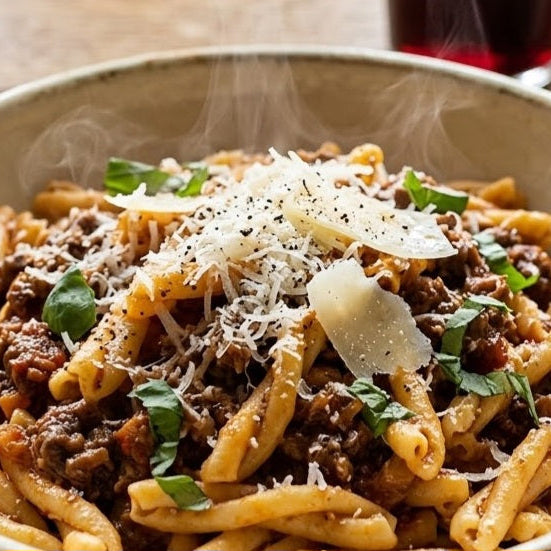 Strozzapreti all'uovo trafilati al bronzo