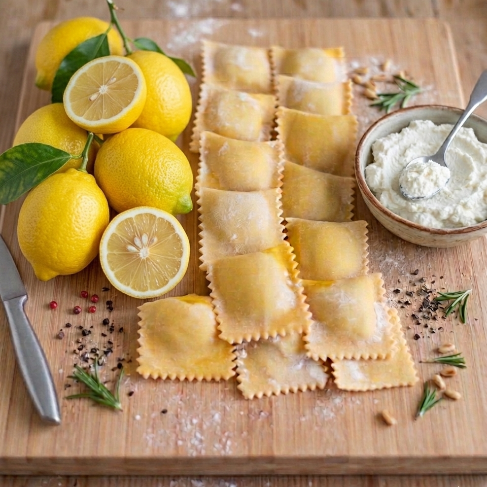 Tortelli ricotta e limone